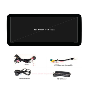 Pantalla Táctil Android de 12.3 Pulgadas con Snapdragon 665, Android 14, 8 Núcleos, Carplay para Automóvil, para <span class=keywords><strong>Benz</strong></span> Clase A, C, V, X, AMG GT, W205, W176, GLC, Radio con Navegador - Product Image 6