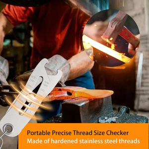 Newest Precise Thread Size Keychain Quick <b>Gauge</b> for Nut/inch,Screw Size Quick Manual <b>Measurement</b> <b>Tool</b> - Product Image 4