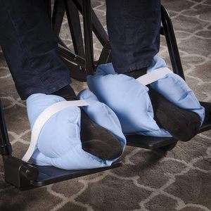 <b>Heel</b> Protector Pad With Adjustable Strap For Foot Protection And <b>Support</b> Universal Size Blue Gray Color Options - Product Image 3
