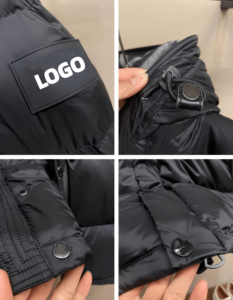 Alta Qualidade Down Jacket Inverno Ao Ar Livre Para Baixo Casaco Nova Moda Manga Destacável Blusão Engrossado Com Capuz Puffer Down Jacket - Product Image 4