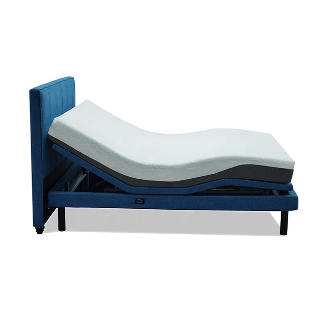 Smart Adjustable Massage Queen Size Bed with Wall Hugger Function