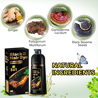 Offre Spéciale – Crème Colorante Semi-Permanente 3-en-1 100% Naturelle à Base de Plantes, Formule Réparatrice en 10 Minutes, Shampoing Colorant Personnalisé Qualité Supérieure
