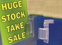 Support de protection contre les éternuements en plexiglas adhésif Supergrip Sign Holder avec support de panneaux acryliques