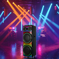Système de sonorisation karaoké 5.1 puissant 2025 pour USB/Aux, 50000W, en plastique, portable, avec micro professionnel et lumières LED RGB pour soirées DJ