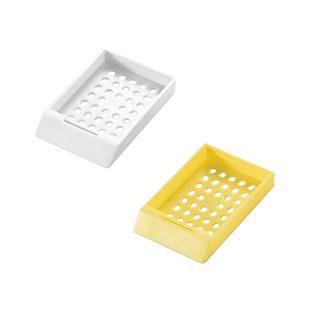 Tissue Histology Laboratory Disposable Process Round Hole Without Cover 45 Degree Embedding Cassette