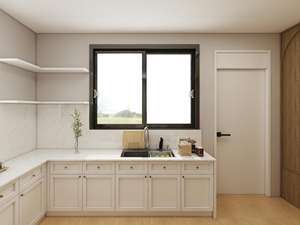 Puertas de Gabinete de Cocina Modernas Estilo Shaker, Gran Espacio de Almacenamiento, Madera Contrachapada, Tablero de Partículas, Cierre Suave y Duradero - Product Image 5