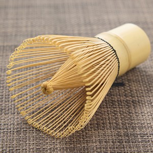Strumenti per la creazione di pennelli Matcha per tè artigianato bambù bianco giapponese centoventi libri Stand di centinaia di libri Stand ottanta libri - Product Image 1