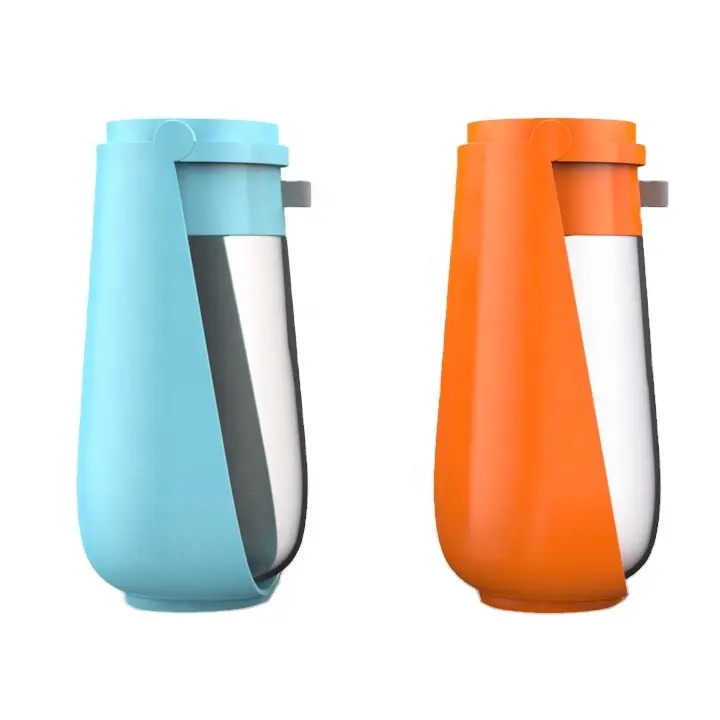 Лидер продаж Amazon, портативная бутылка для воды для собак и складная бутылка для воды для домашних животных для использования на открытом воздухе