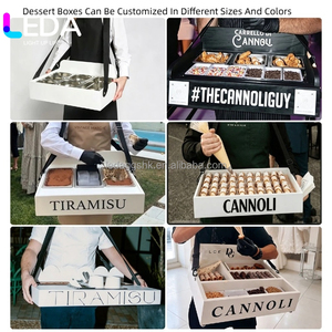 LEDA Bandeja Portátil para Postres, Estilo Colgante al Cuello, Soporte Móvil para Exhibición de Cannoli y Tiramisú, Ideal para Noches de Cine, Fiestas y Eventos - Product Image 4