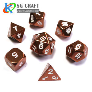 Juego de Dados Metálicos Dnd, 7 Piezas, Escamas de Dragón, Dados Metálicos para Calabozos y Dragones, Juego de Rol, Dados Metálicos - Product Image 3