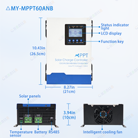Nouvel Arrivage Contrôleur de Charge Solaire MPPT 60A/120A pour Entrée PV Max 230V avec Écran LCD, Réglage Manuel, 12V-96V, avec RS485, Efficacité 97%