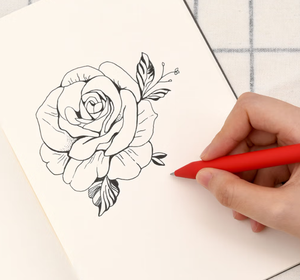 Kaco Alpha RED white Character Number <b>Ballpoint</b> <b>Pen</b> 0.5 mm Plastic Promotion Gift Design for Artists Hotel Event Kaco <b>Pen</b> - Product Image 6