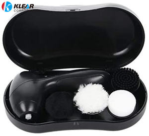 Brosse de nettoyage <span class=keywords><strong>automatique</strong></span> de soin de cuir de polisseuse de cirage de <span class=keywords><strong>chaussure</strong></span> électrique portative - Product Image 4