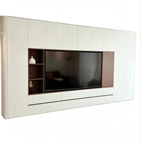 Meuble TV en bois moderne Yi Gui, écologique, durable, multifonctionnel, rangement minimaliste, montage facile, personnalisable, salon, léger