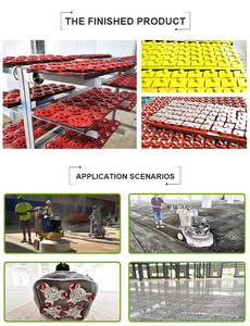 Hervorragender Hersteller Schnellwechsel <span class=keywords><strong>3</strong></span> Zoll Diamant-Polierwerkzeuge Trapezförmige Segmente ISO9001-Zertifiziert Newgrind OEM SUMO - Product Image 2