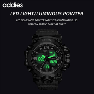 Nuovo Orologio C Shock da Uomo Sportivo Resistente agli Urti con LED Impermeabile Analogico e Digitale - Product Image 4