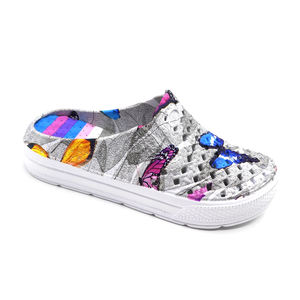 Sabots et <span class=keywords><strong>mules</strong></span> pour femmes HEVA, style imprimé fleurs et papillons colorés, été, EVA, mode, jardin - Product Image 6