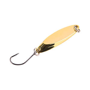 Leurre Spinner Angulaire à Hameçon Simple 1g 2g 3g, Jig Métallique pour Pêche au Bar en Eau Douce, Appât de Fond, Longue Portée, Argent, Or, Bleu Irisé - Product Image 3