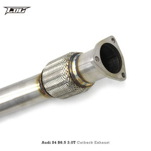 ท่อไอเสียแบบ Catback พร้อมวาล์ว OEM สำหรับ Audi S4/S5 B8 B8.5 3.0T ระบบวาล์วทรอนิกส์ Boska ผลิตจากสแตนเลส 304 พร้อมระบบควบคุม - Product Image 2