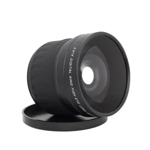 Цифровой широкоугольный Вспомогательный объектив «рыбий глаз» для Canon / Nikon / Sony / Minolta / Pansonic / Olympus/Pentax, 58 мм, 0,21x