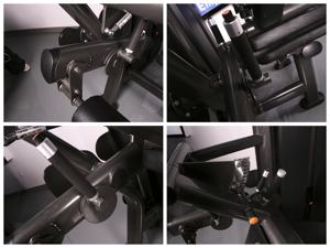 Machine à extensions et flexions de jambes à charge par poulie, entretien facile, structure simple, moins d'éléments d'usure pour une utilisation longue durée en salle de sport - Product Image 2