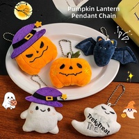 Porte-clés en peluche Halloween : Citrouille, Fantôme, Chauve-souris – Pendentif pour Sac à Dos, Accessoire de Sac, Décoration de Fête, École et Maison