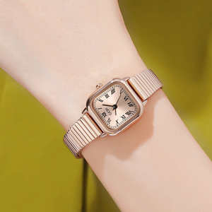 Reloj de Mujer Estilo Retro, Creativo, Cuadrado, de Aleación, Resistente al Agua, de Cuarzo - Product Image 2