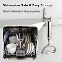2-in-1 Ultra Scherpe Roestvrijstalen Appel- en Fruit Schiller Ergonomische Antislip Handgreep Keuken Wortels Groente Y-Schiller