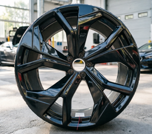 Jantes en alliage concaves à design maillé <span class=keywords><strong>Kw</strong></span> RTS 5x112 21-22 pouces avec ET de 25 mm pour <span class=keywords><strong>Audi</strong></span> Q4-<span class=keywords><strong>Q8</strong></span>/Q5L/Q6L SPORTBACK - Nouvelle finition noire - Product Image 2