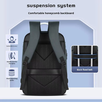 Sac à dos de voyage antivol imperméable à prix de gros, durable, léger, avec fermeture éclair verrouillable, sangle en nylon à coussin d'air pour ordinateur portable