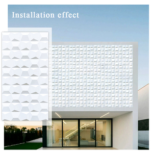 אבן פוליאוריתן מלאכותית אבן פּ אבן לבנה חלולה דו צדדית דו צדדית 9 רשת עבור חיפוי קיר דקורטיבי <span class=keywords><strong>3D</strong></span> אדריכלי - Product Image 6