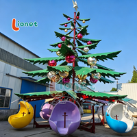 Équipement de jeu sur le thème de Noël pour centre commercial, manèges de décoration pour parc d'attractions pour enfants