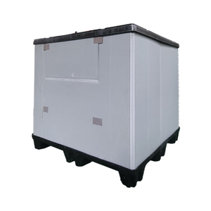 Katlanır euro sanayi plastik oluklu palet kutusu - Product Image 6