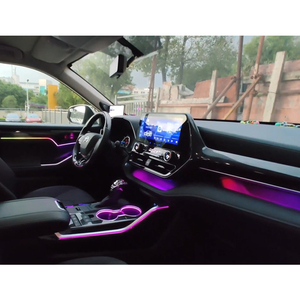 Éclairage d'ambiance RGBIC pour voiture, directement de l'usine, pour Toyota Highlander 2022-2024, décoration intérieure, bande LED - Product Image 4