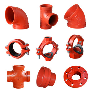 ASTM A536 Grad 65-45-12 Duktiles Gusseisen Rillenverschraubungen 300PSI Hochdruck UL/<span class=keywords><strong>FM</strong></span> Zertifizierte Rohrkupplung - Product Image 2