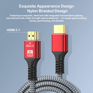Câble HDMI vers <span class=keywords><strong>HMDI</strong></span> plaqué or UHD 8K 60hz 4K 120Hz 2.1 Câble HDMI 3D Cavo 1M 2M 3M Cabo 2.1 - Product Image 6