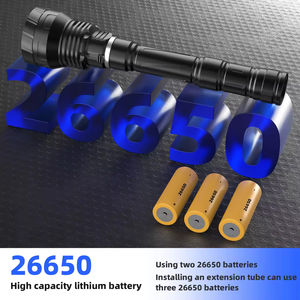 Linterna de Buceo LED de Alta Potencia, 3 LED XHP70.2, Luz Blanca Subacuática, Resistente al Agua IPX8, Linterna Táctica, Lámpara de Buceo 26650 - Product Image 6