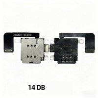 Adaptateur de plateau de carte SIM double intégré pour IP14, 14 Plus, IP14 Pro, avec câble de mode SED MEP intégré, pour conversion ESIM en double SIM