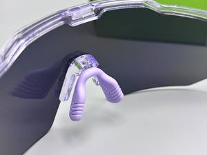 Спортивные солнцезащитные очки для бега TR90, полуободковая оправа, ветрозащитные, с защитой от УФ-излучения, увеличенные линзы из поликарбоната, унисекс, для велоспорта и пеших прогулок - Product Image 4