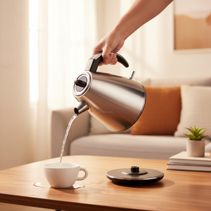 Ensemble petit-déjeuner vintage personnalisé Ousheng Factory : <span class=keywords><strong>Grille</strong></span>-<span class=keywords><strong>pain</strong></span> multifonction 2 tranches en acier inoxydable <span class=keywords><strong>et</strong></span> <span class=keywords><strong>bouilloire</strong></span> 1,7 L en acier inoxydable 304 avec indicateur de niveau d'eau - Product Image 5