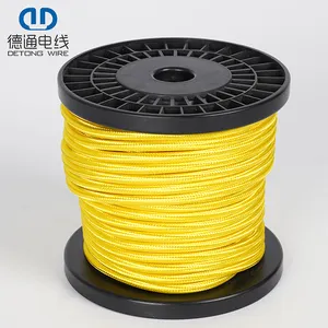 Factory Custom 0.5mm 0.75mm 1.0mm 300V Copper PVC Rope Power Cord Braided Electric Cable Wires