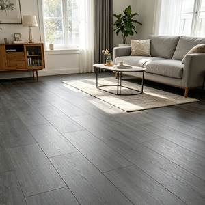 Pavimento in Legno SPC Impermeabile Grigio-Nero da 8mm e 10mm a Prezzo Conveniente/Pavimento <span class=keywords><strong>Laminato</strong></span> - Product Image 5