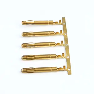 Hot sale bullet type medical electrico terminales copper brass power plug banana wire connector accessories terminals