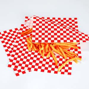 Papier d'emballage pour hamburger de qualité alimentaire, imprimé avec logo personnalisé, résistant à la graisse, 30*25CM - Product Image 6