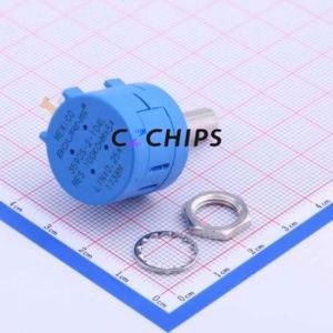 Resistencia Ajustable/Potenciómetro 3590S-2-104L, Componente de Orificio Pasante (THT)-3P, Resistencia de 22.2mm, 100kOhm, 5% - Product Image 1