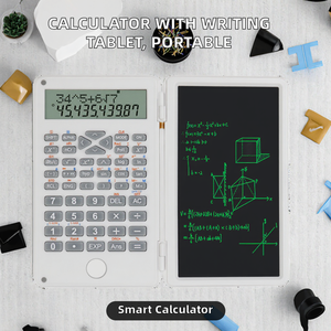 Calculadora Científica Portátil en Oferta con Tableta de Escritura de 6 Pulgadas, Pantalla de 12 Dígitos, Funciona con Pilas de Botón - Product Image 2