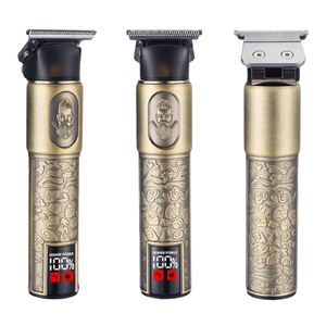 Tondeuse à cheveux électrique à charge USB à faible bruit tête d'huile de coupe lisse tête <span class=keywords><strong>chauve</strong></span> artefact <span class=keywords><strong>coiffure</strong></span> voitures hôtels acier inoxydable - Product Image 1