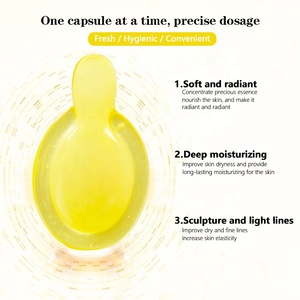 Private Label viso Vc siero Softgel Capsule Anti rughe alleggerimento naturale sbiancante vitamina C capsula facciale Oem - Product Image 4