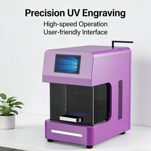 Graveur laser UV à double focalisation rouge de précision à l'unité de milliseconde 5W série A type B pour la gravure d'ornements en cristal haut de gamme - Product Image 1