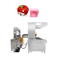 Machine à décorer automatique en acier inoxydable à 4 couleurs, machine à faire couler le chocolat et les bonbons